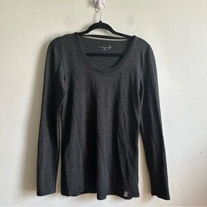 Smartwool Dark Grey Merino Wool Long Sleeves Shirt